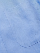 ANDERSON & SHEPPARD - Linen Shirt - Blue