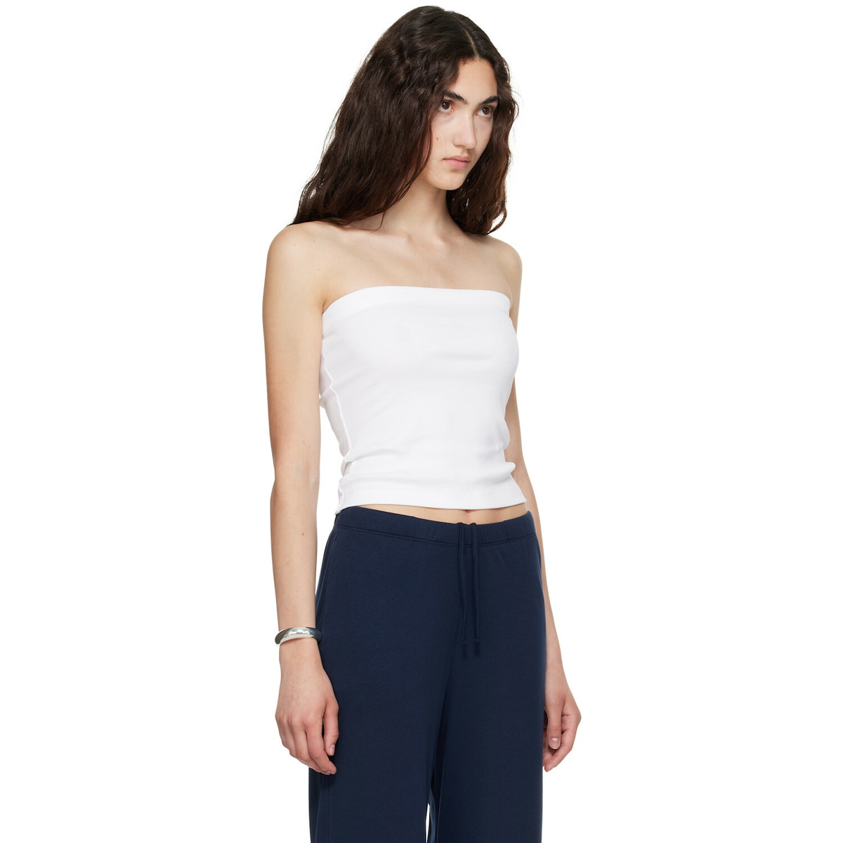 FLORE FLORE White Bes Bandeau Top