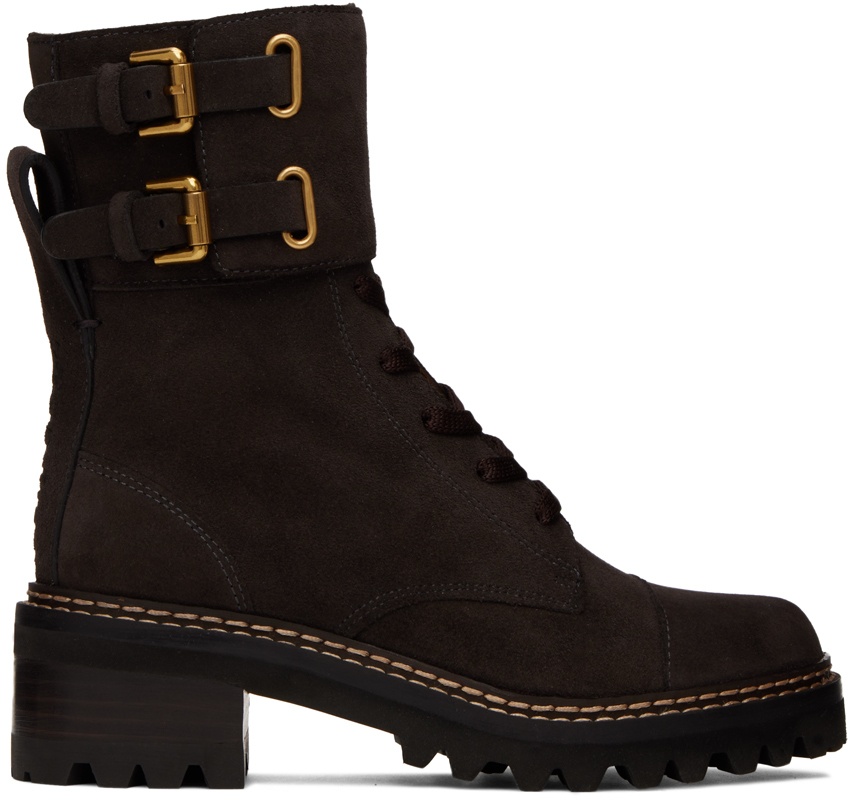 See by Chloé Brown Mallory Boots See by Chloe