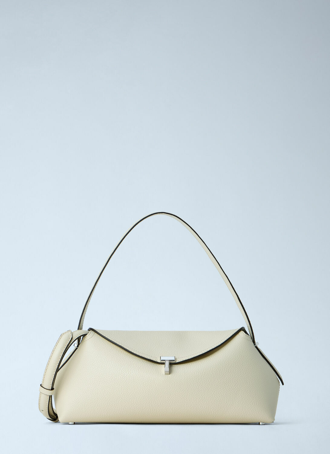 Toteme T-Lock Grained-Leather Shoulder Bag