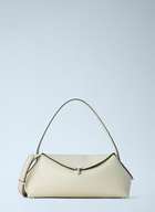 Toteme T-Lock Grained-Leather Shoulder Bag