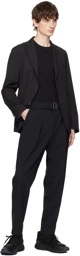 BOSS Black Pleated Trousers