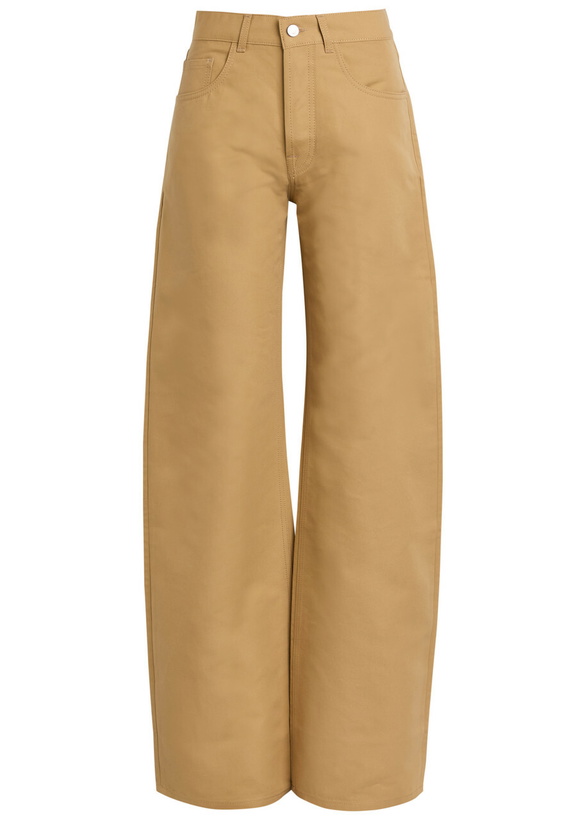 Photo: Armarium Luke Wide-leg Cotton Trousers Camel
