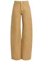 Armarium Luke Wide-leg Cotton Trousers Camel