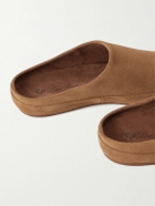 Loro Piana - Tomori Suede Slippers - Brown