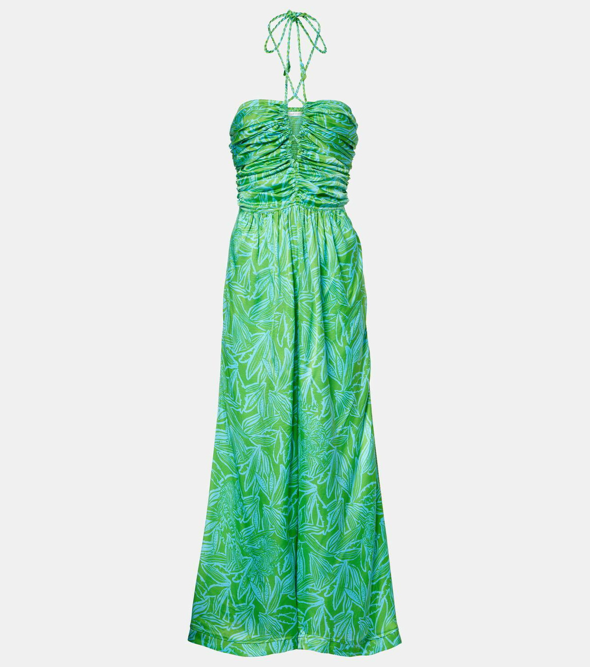 Poupette St Barth Claudia printed halterneck jumpsuit