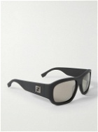 Fendi - FF Rectangular-Frame Acetate Sunglasses