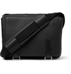 Loewe - Military Full-Grain Leather Messenger Bag - Black