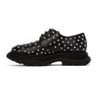 Alexander McQueen Black Studded Tread Derbys