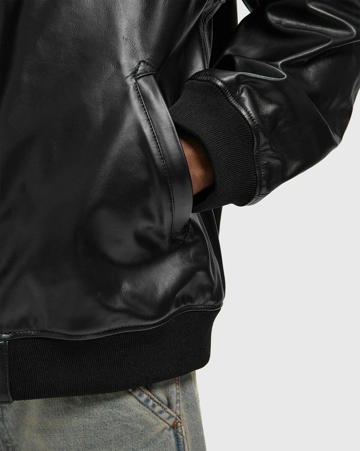 Y-3 X NEIGHBORHOOD BOMBER Black Mens Bomber Jacket