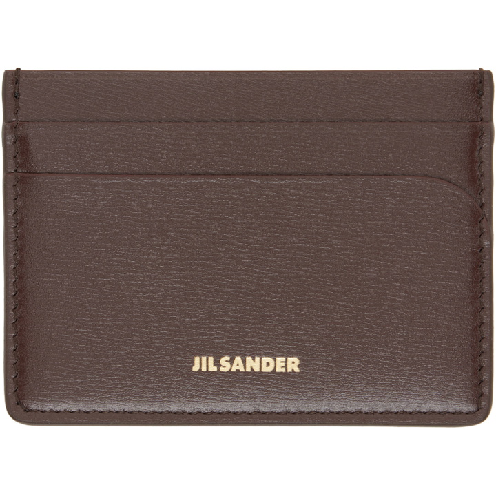 Photo: Jil Sander Brown Curve Card Holder