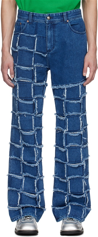 Photo: Andersson Bell Blue New Patchwork Jeans