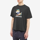 Maison Kitsuné Men's Dressed Fox Easy T-Shirt in Black