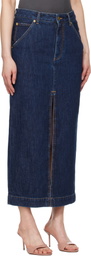 DARKPARK Blue Erika Denim Midi Skirt
