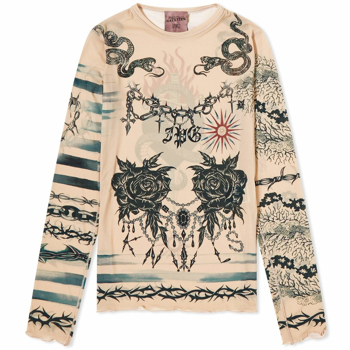 Jean Paul Gaultier Women's x KNWLS Long Sleeve Trompe L'ceil