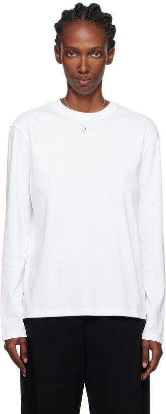 Photo: FLORE FLORE White Maggie Longsleeve T-shirt