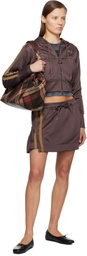 Vivienne Westwood Brown Striped Leo Hoodie
