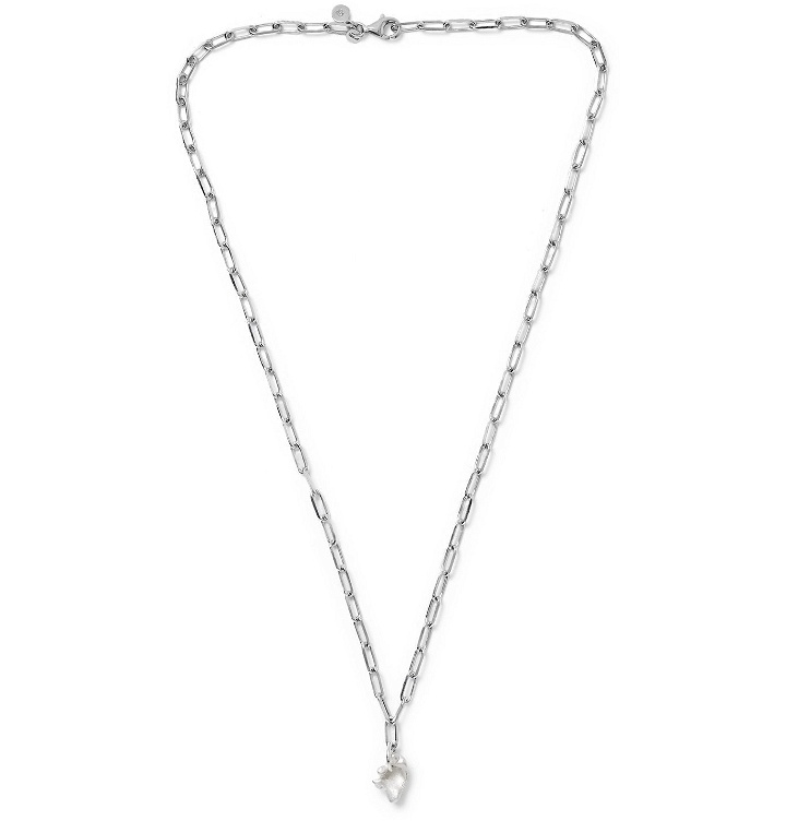 Photo: Alice Made This - Bardo Rhodium-Plated Chain Necklace - Silver