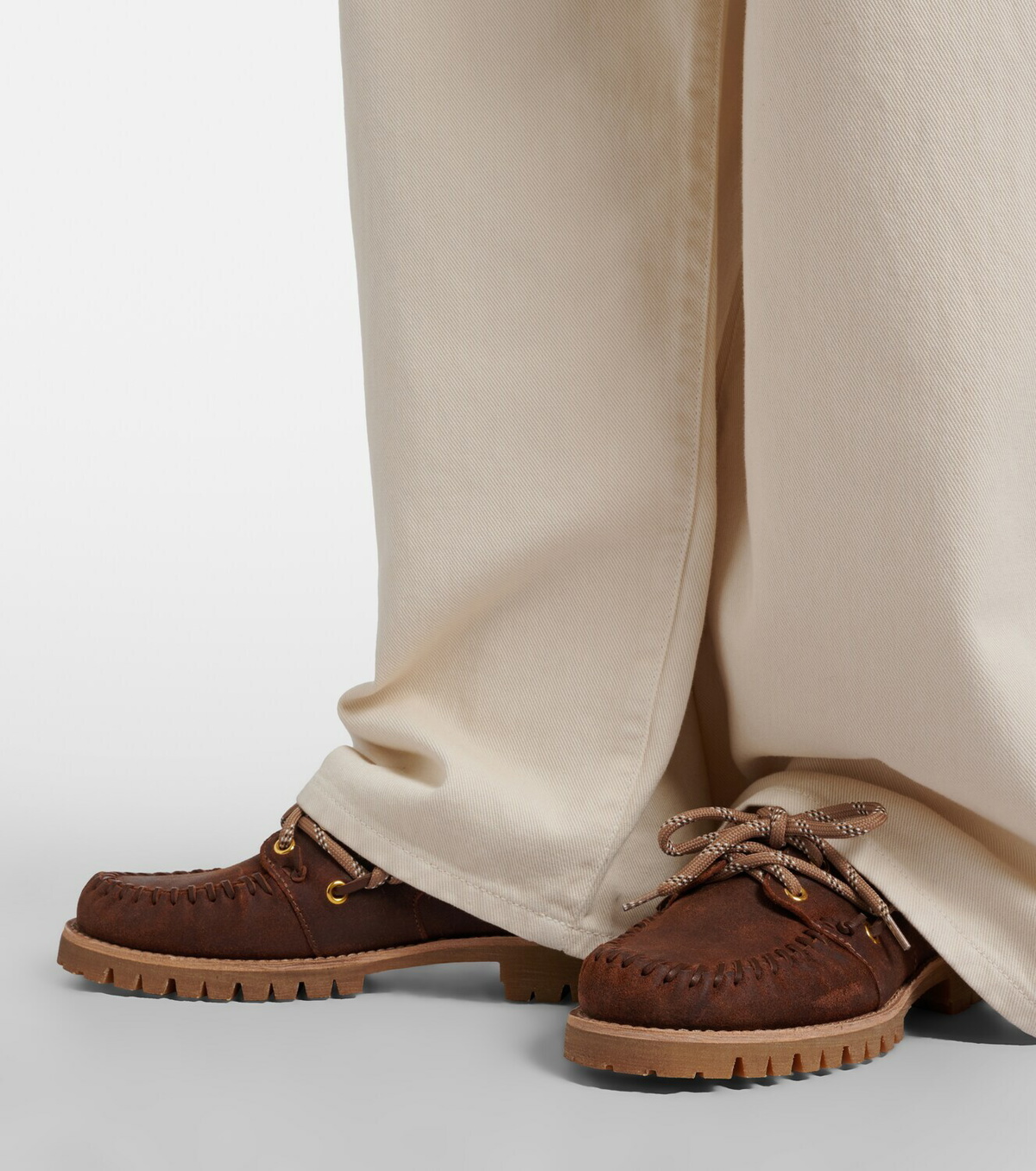 Golden Goose Cruise suede boat shoes