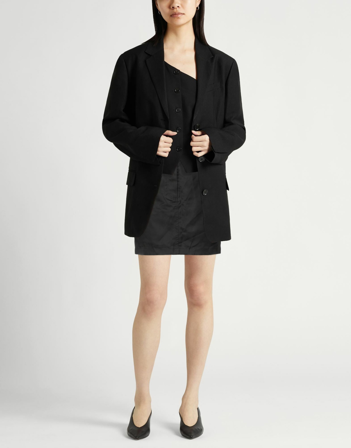 Nanushka Womens Mini skirt in Black