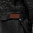 Andersson Bell Men's Flower Sheer Zip-Up Jacket in Black