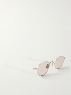 Auralee - Eyevan Round-Frame Titanium Sunglasses