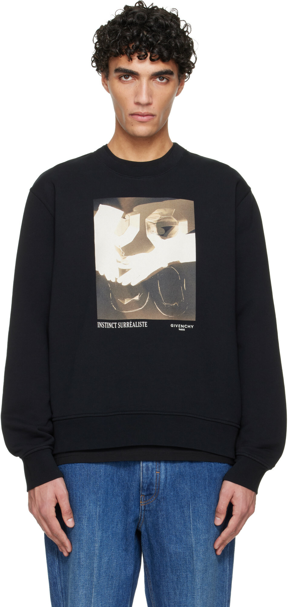 Givenchy Black Regular Fit Sweatshirt