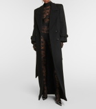 Saint Laurent Double-breasted wool coat