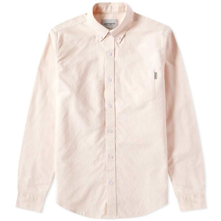 Photo: Carhartt Button Down Pocket Shirt Peach