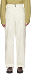 MHL by Margaret Howell Off-White Firemans Trousers
