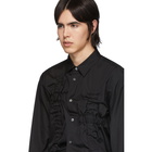 Comme des Garcons Homme Plus Black Bunched-Up Shirt