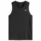 Nike Running Solar Chase Tank Top in Black/White