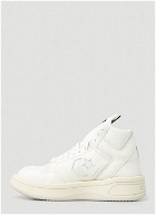 Turbowpn High Top Sneakers in White