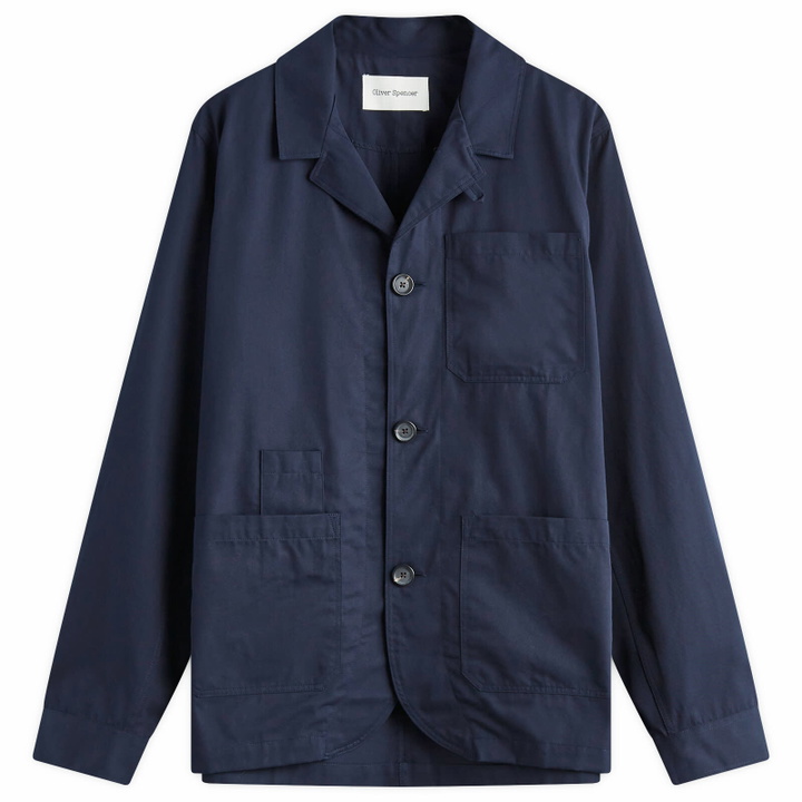 Photo: Oliver Spencer Men's Bradwell Jacket in Navy