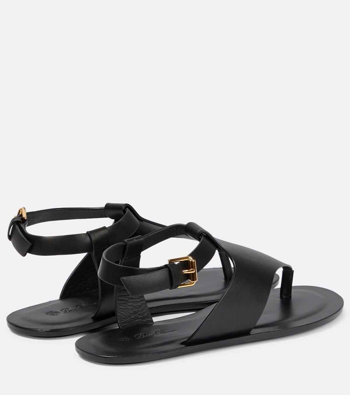 Loro Piana Trani leather sandals Loro Piana