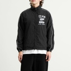 Patta Men's Athletic Nylon Track Jacket in Black