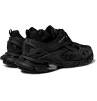 Balenciaga - Track 2 Mesh, Nylon and Rubber Sneakers - Black