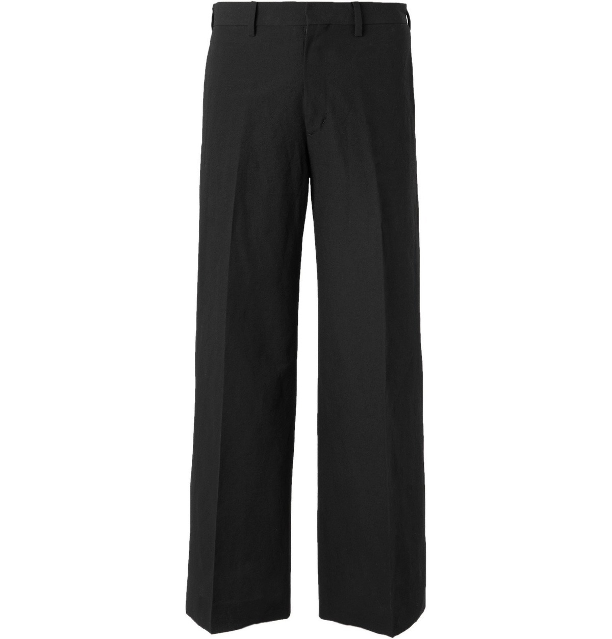 Sasquatchfabrix. - Cropped Wool-Blend Suit Trousers - Black 
