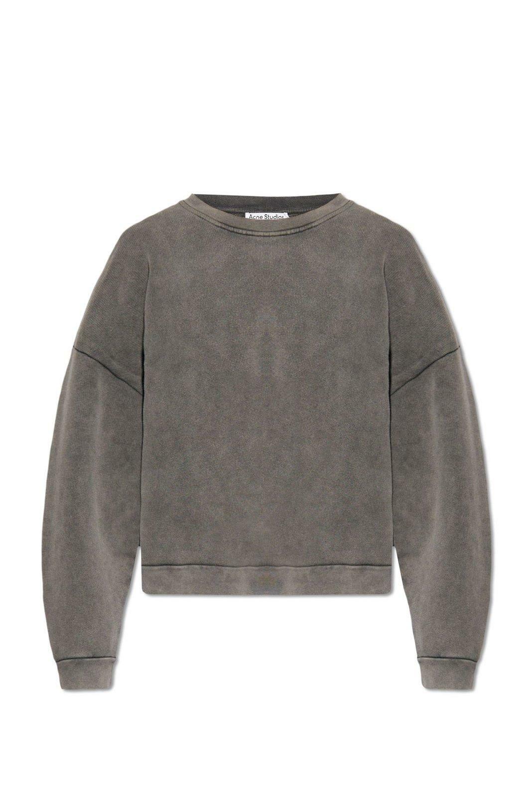 Acne Studios Brown & Beige Argyle Sweatshirt Acne Studios