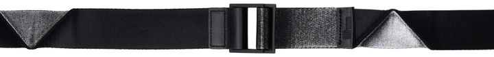 Photo: 132 5. ISSEY MIYAKE Black Standard Reversible Belt