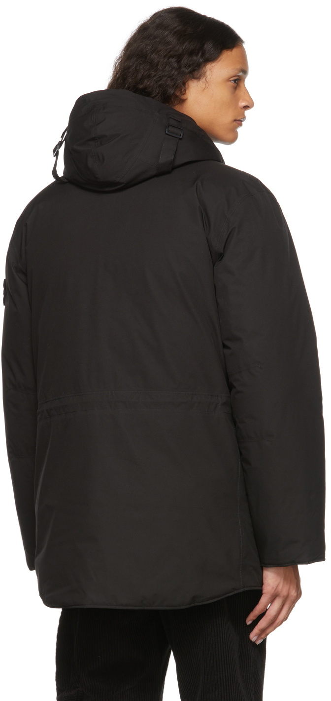 Stone Island Black Multi-Pocket Down Jacket Stone Island