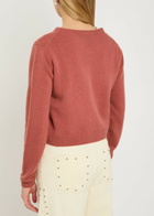 Reformation Clara Cashmere Cardigan Red