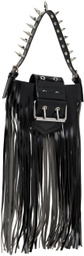 Vaquera Black Mini Fringe Bag