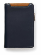 Master-Piece - Notch Colour-Block Leather Zipped Wallet