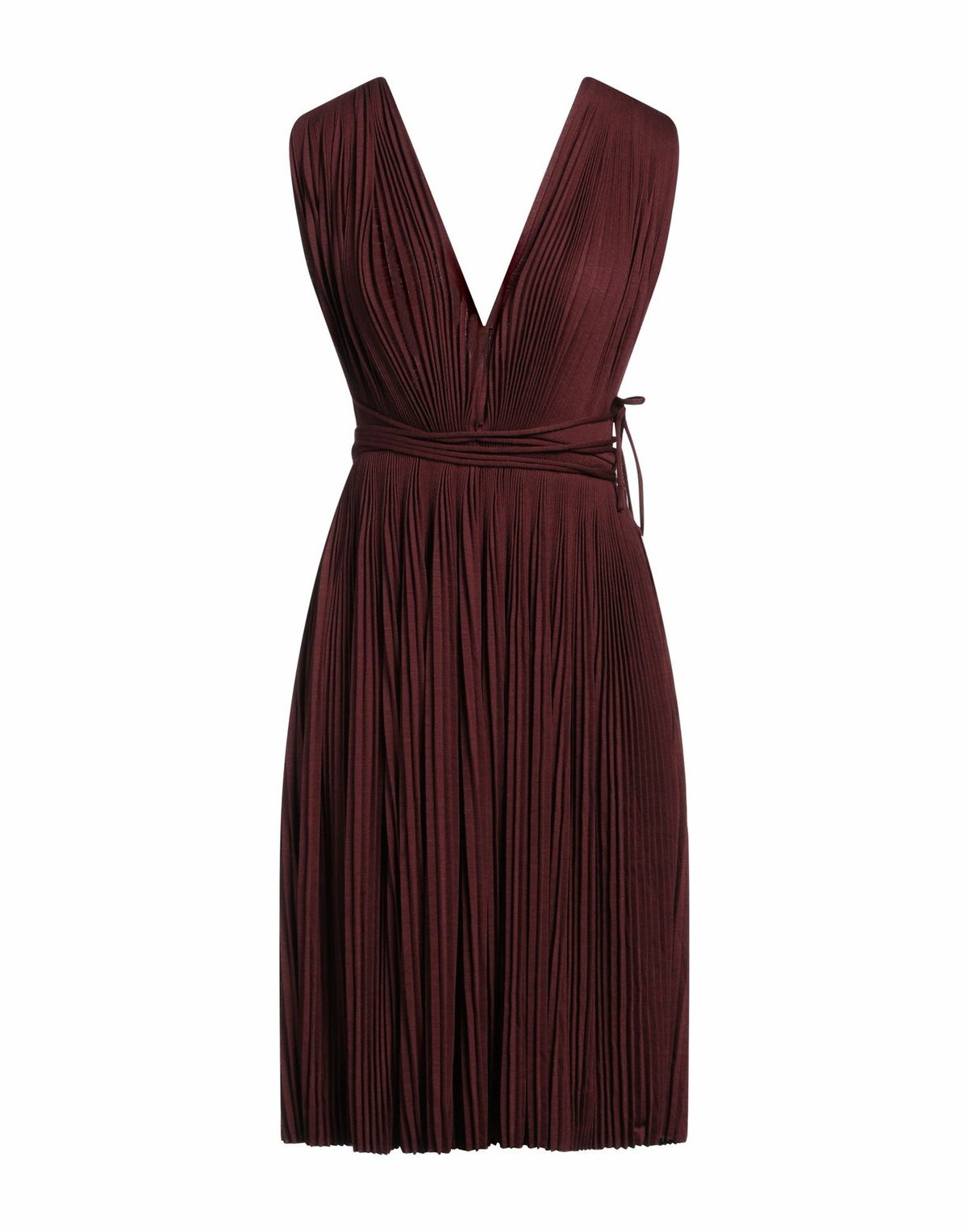 Alaïa Womens Midi dress in Burgundy