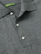 Sid Mashburn - Rally Slim-Fit Cotton and Cashmere-Blend Polo Shirt - Gray