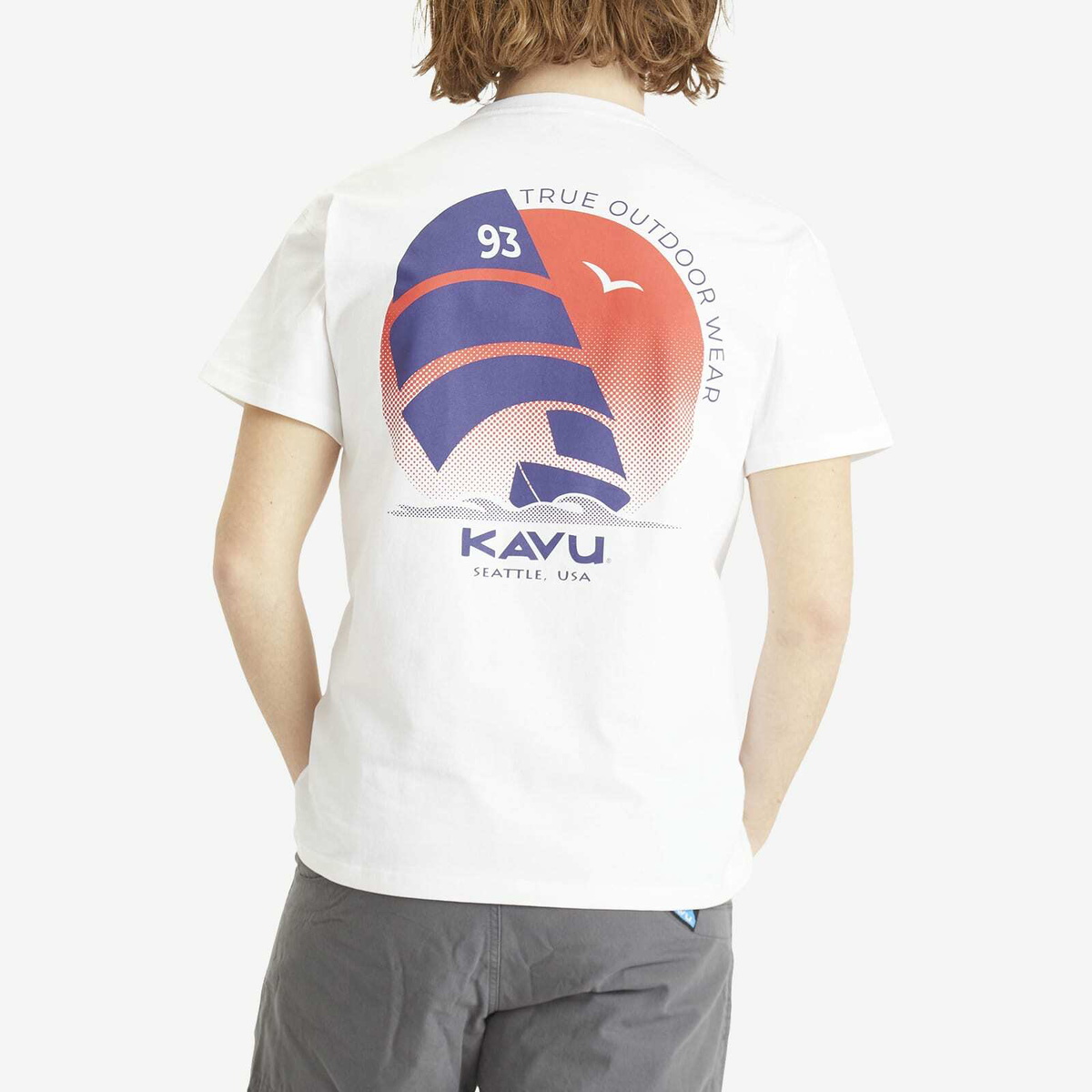 KAVU Men's Rudder T-Shirt in White