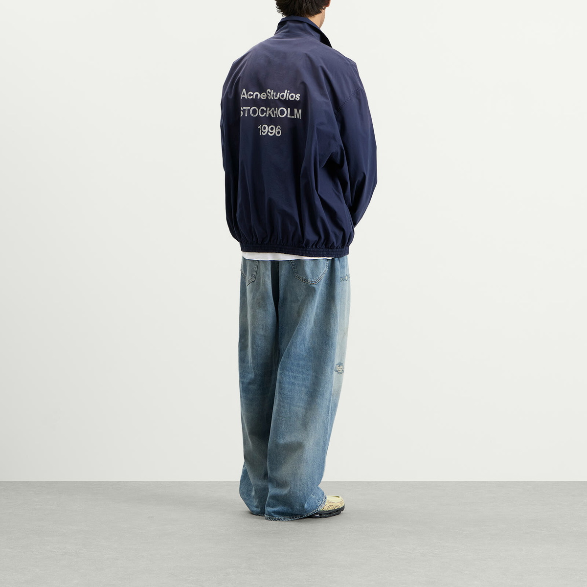 Acne Studios Men's Olando Cotton Poplin Jacket in Navy