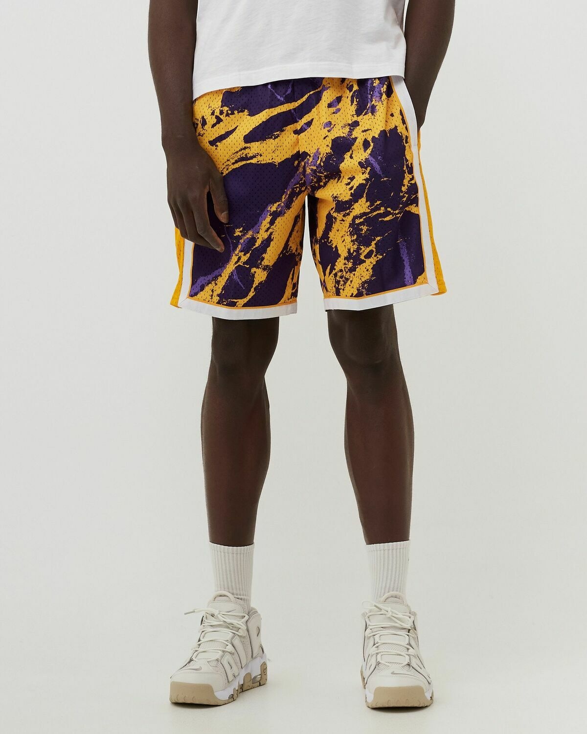Mitchell & Ness Nba Team Marble Swingman Shorts Lakers 2009 Multi - Mens - Sport & Team Shorts