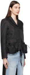 OPEN YY Black Patch Pocket Jacket